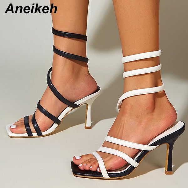 aneikeh zapatos de mujer fashion retro pu women's shoes shallow narrow band pointed toe high heels wedding sandals 2021 summer, Black
aneikeh zapatos de mujer fashion retro pu women's shoes shallow narrow band pointed toe high heels wedding sandals 2021 summer, Black