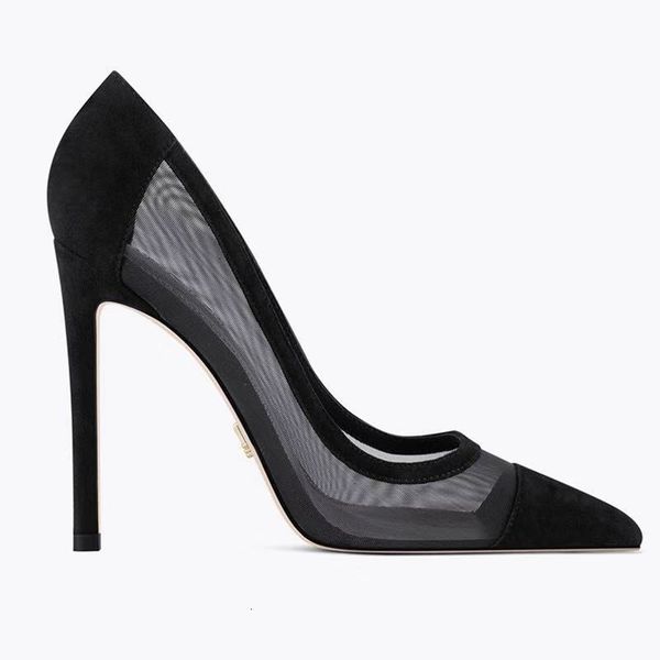 dress shoes suede mesh patchwork high heel genuine leather pointed toe pumps 12cm 10cm 8cm stiletto heels women size45 v72z, Black
dress shoes suede mesh patchwork high heel genuine leather pointed toe pumps 12cm 10cm 8cm stiletto heels women size45 v72z, Black