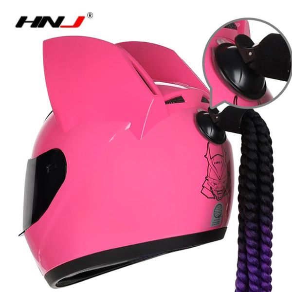 motorcycle helmets helmet men women casco moto ear motocross capacete de full face personality motor with braids
motorcycle helmets helmet men women casco moto ear motocross capacete de full face personality motor with braids