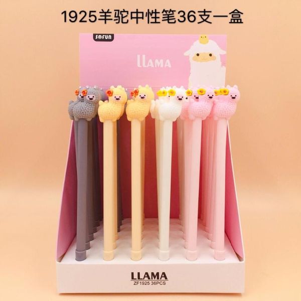 gel pens 36pcs/pack 0.5mm black ink cute cartoon alpaca creative style pen rollerball sign girls stationery
gel pens 36pcs/pack 0.5mm black ink cute cartoon alpaca creative style pen rollerball sign girls stationery