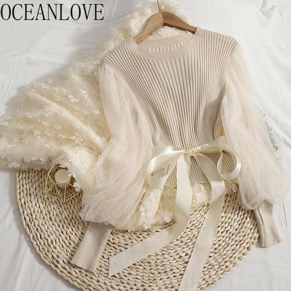 casual dresses oceanlove vestidos elegant mesh knitting patchwork autumn winter women solid bandage bow sweet robe femme a-line, Black;gray
casual dresses oceanlove vestidos elegant mesh knitting patchwork autumn winter women solid bandage bow sweet robe femme a-line, Black;gray