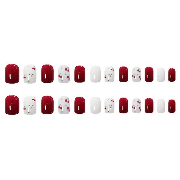 false nails artificial fake short fingernails nail full cover art salon diy for women mh88, Red;gold
false nails artificial fake short fingernails nail full cover art salon diy for women mh88, Red;gold