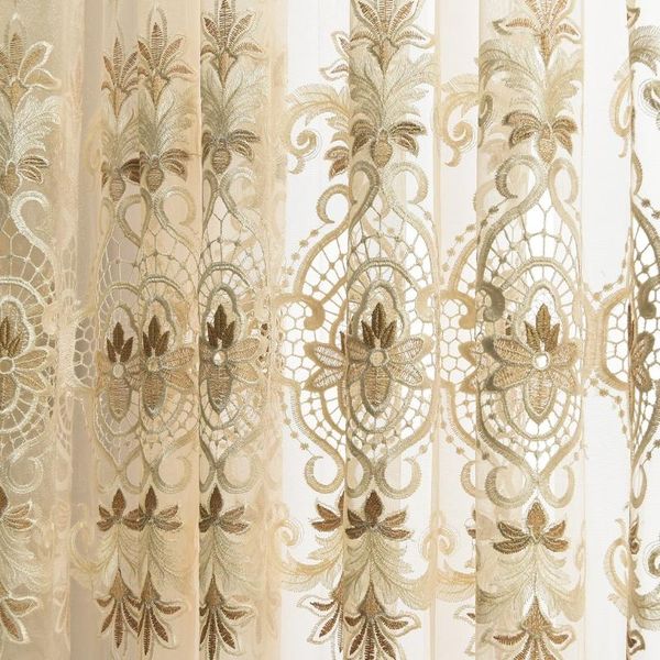 beige embroidery flower screens european hollow lace tulle sheer curtain for bedroom living room windows voile curtains#4
beige embroidery flower screens european hollow lace tulle sheer curtain for bedroom living room windows voile curtains#4