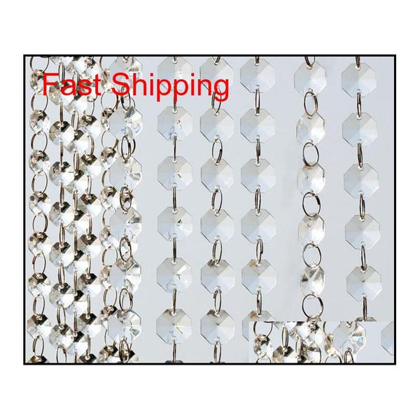 14mm crystal clear acrylic hanging beads chain silvery ring garland curtain chandelier party wedding xmas tree decoration event lpdn3 zy0xh
14mm crystal clear acrylic hanging beads chain silvery ring garland curtain chandelier party wedding xmas tree decoration event lpdn3 zy0xh