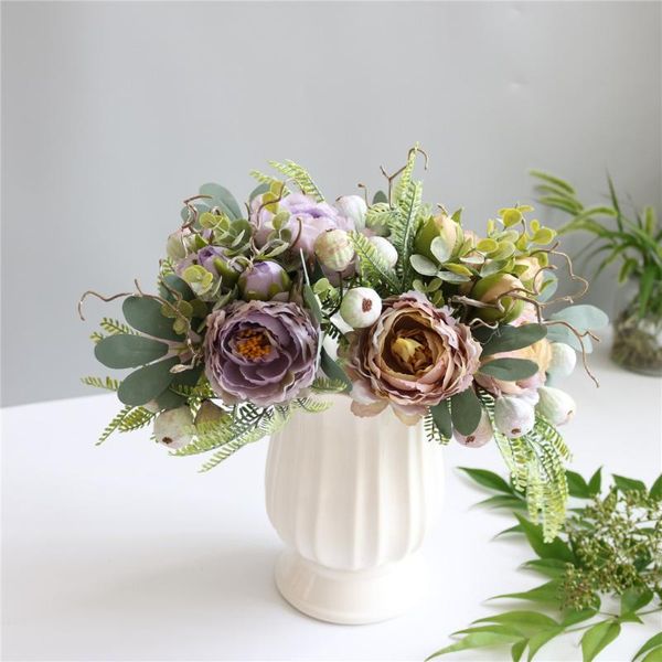 fake flowers beautiful peony bouquet for bride wedding decor silk artificial flowers home l living room diy table decoration
fake flowers beautiful peony bouquet for bride wedding decor silk artificial flowers home l living room diy table decoration