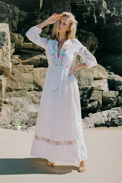 summer ladies long sleeve linen dress ethnic embroidery hippie chic people maxi robe vestido 210525, Black;gray
summer ladies long sleeve linen dress ethnic embroidery hippie chic people maxi robe vestido 210525, Black;gray