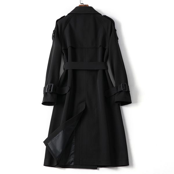 autumn long trench coat for women fall slim black khaki double breasted windbreaker office lady business outerwear wnqx, Tan;black
autumn long trench coat for women fall slim black khaki double breasted windbreaker office lady business outerwear wnqx, Tan;black