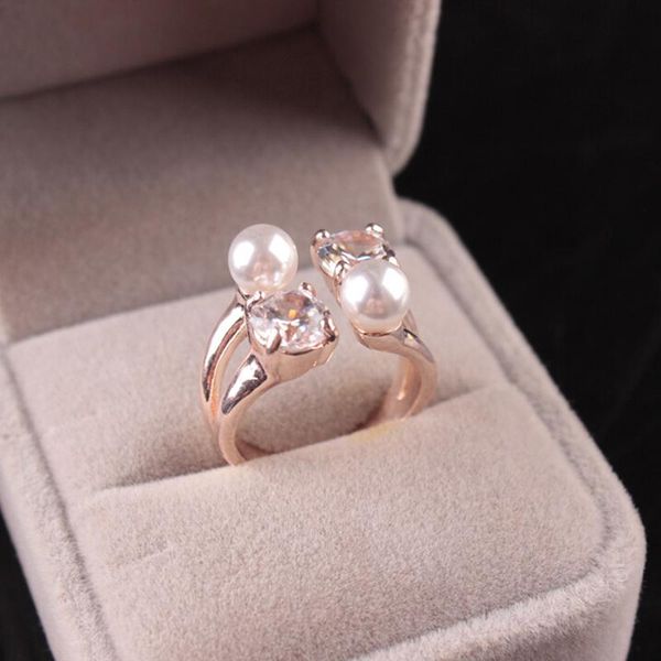 wedding rings creative fashion imitation pearl opening ring adjustable exquisite crystal for woman jewelary engagement gifts, Slivery;golden
wedding rings creative fashion imitation pearl opening ring adjustable exquisite crystal for woman jewelary engagement gifts, Slivery;golden