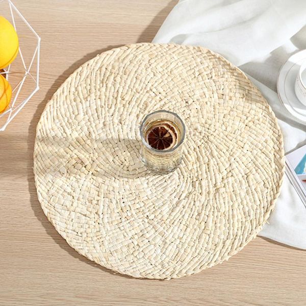 mats & pads natural corn husk placemats hand-woven thick thermals insulation pad round western food cups and plates bowl lpfk
mats & pads natural corn husk placemats hand-woven thick thermals insulation pad round western food cups and plates bowl lpfk