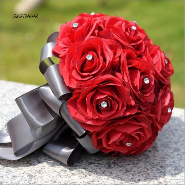 wedding flowers bridal bouquets beautiful bridesmaid flower bouquet artificial rose crystal sph019
wedding flowers bridal bouquets beautiful bridesmaid flower bouquet artificial rose crystal sph019