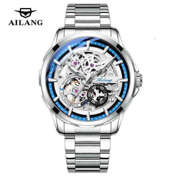 men mechanical watches ailang automatic waterproof business sier skeleton relogio masculino 8650, Slivery;brown
men mechanical watches ailang automatic waterproof business sier skeleton relogio masculino 8650, Slivery;brown