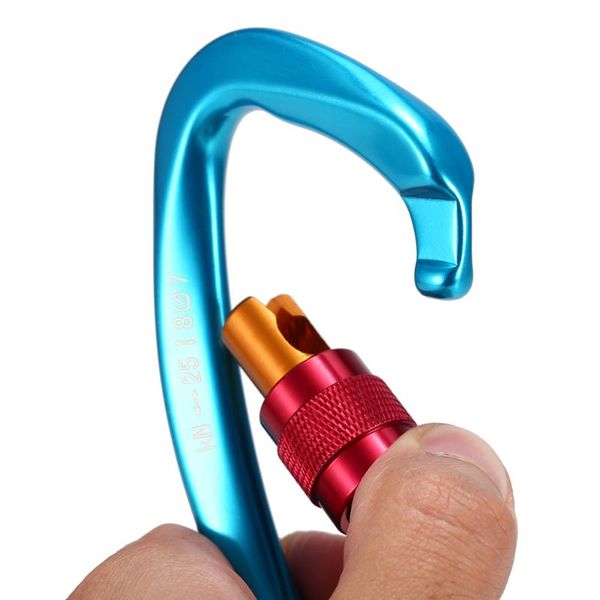 cords, slings and webbing outdoor 25kn d-shape screw locking gate carabiner duty buckle pack d-ring climbing canyoning hammock clip
cords, slings and webbing outdoor 25kn d-shape screw locking gate carabiner duty buckle pack d-ring climbing canyoning hammock clip