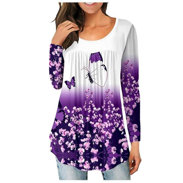 women's t-shirt womens tshirt casual floral printed fashion drape loose t shirt ladies fall european russian tee long sleeve, White
women's t-shirt womens tshirt casual floral printed fashion drape loose t shirt ladies fall european russian tee long sleeve, White