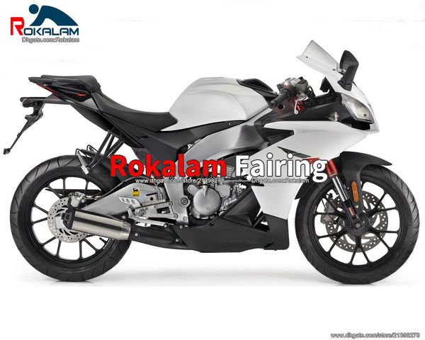 for aprilia rs4 50 12 13 14 15 fairings shell set rs4 125 2012-2015 white black road bike bodyworks (injection molding)
for aprilia rs4 50 12 13 14 15 fairings shell set rs4 125 2012-2015 white black road bike bodyworks (injection molding)