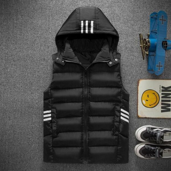 off season down children's thick cotton vest, Black;white
off season down children's thick cotton vest, Black;white