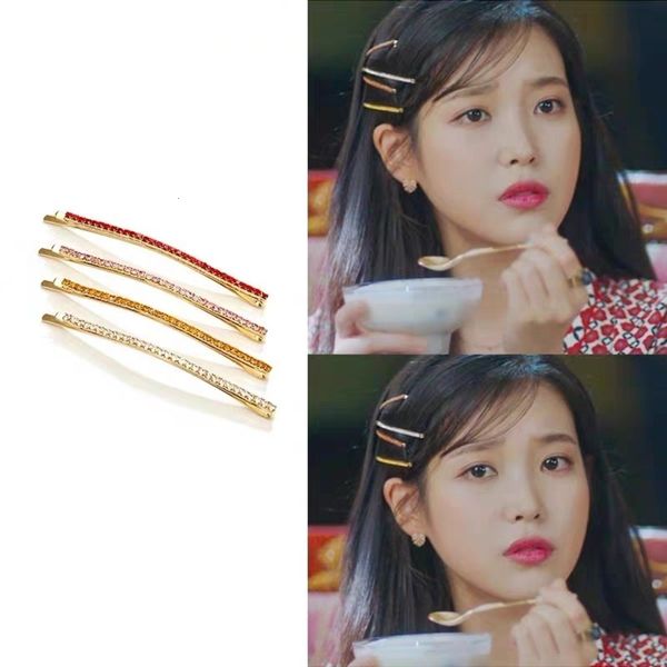 korean ins rhinestone hairpin net red with simple and fashionable temperament side, Golden;silver
korean ins rhinestone hairpin net red with simple and fashionable temperament side, Golden;silver