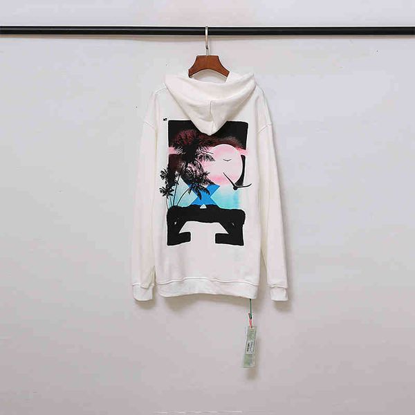 new oil quality high sunset painting beach print hooded sweater casual coat, Black
new oil quality high sunset painting beach print hooded sweater casual coat, Black