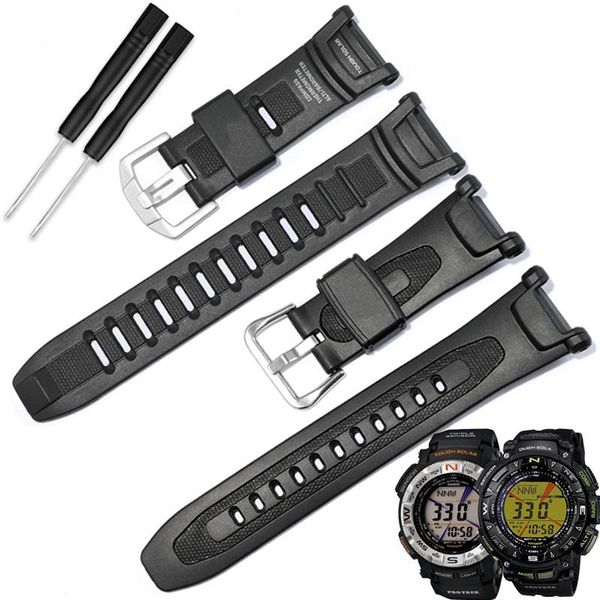 watch bands rubber watchband black special interface strap replacement silicone belt for prg 130 40t 240t prw1500 men's sport bracelet, Black;brown 
watch bands rubber watchband black special interface strap replacement silicone belt for prg 130 40t 240t prw1500 men's sport bracelet, Black;brown