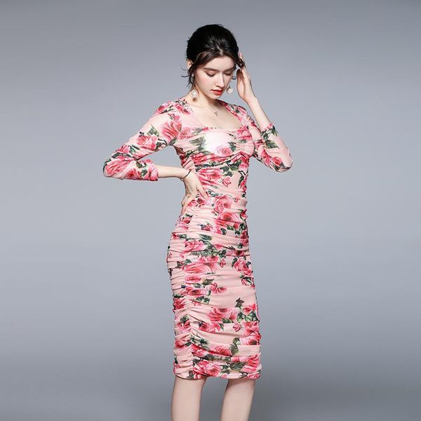 casual dresses 2021 designer floral bodycon dress women autumn retro puff sleeve square neck office printed skinny party frock, Black;gray
casual dresses 2021 designer floral bodycon dress women autumn retro puff sleeve square neck office printed skinny party frock, Black;gray
