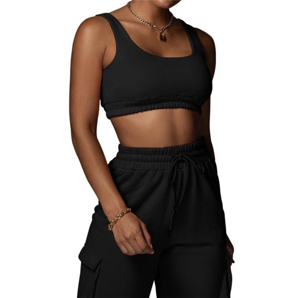 gym clothing btapark women's tracksuit sleeveless tank high waist leggings sport outfit for woman sports suits running yoga workout, White;black
gym clothing btapark women's tracksuit sleeveless tank high waist leggings sport outfit for woman sports suits running yoga workout, White;black