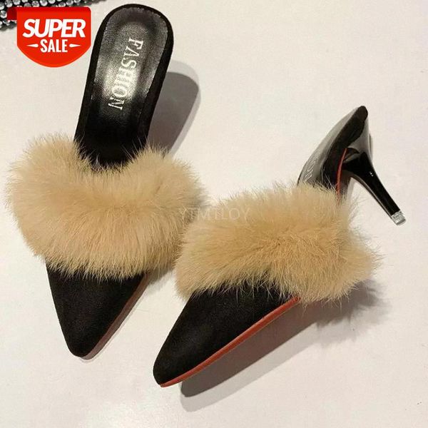 slippers casual shoes woman fur flip flops cover toe luxury plush new flock thin heels zapatillas mujer casa fur slides #pn9x, Black
slippers casual shoes woman fur flip flops cover toe luxury plush new flock thin heels zapatillas mujer casa fur slides #pn9x, Black