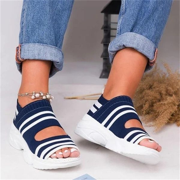 women breathable comfy sandals 2021 fashion ladies summer platform shoes plus size slip on flat casual female sandals, Black
women breathable comfy sandals 2021 fashion ladies summer platform shoes plus size slip on flat casual female sandals, Black