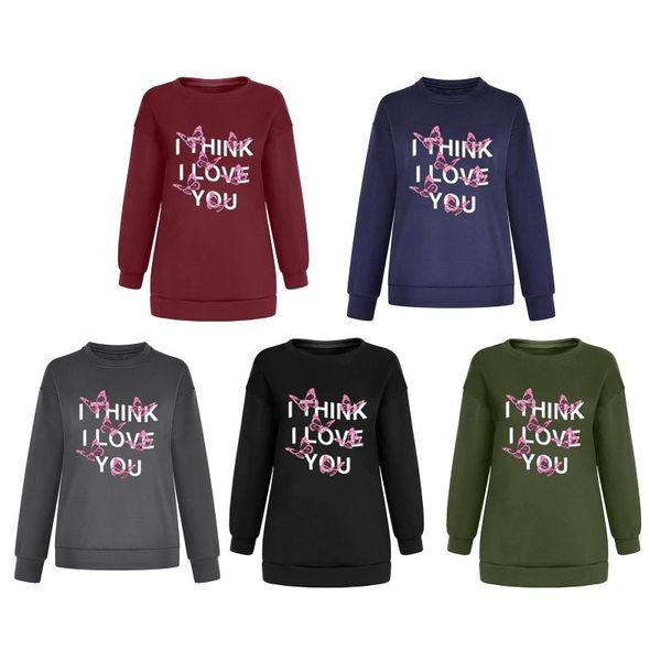 women's hoodies & sweatshirts clothing loose butterfly letter printed long sleeve pullover adults spring fall fashion daily gift date t, Black
women's hoodies & sweatshirts clothing loose butterfly letter printed long sleeve pullover adults spring fall fashion daily gift date t, Black