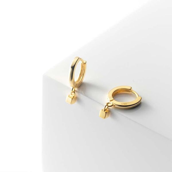 hoop & huggie s925 sterling silver square pendant earrings boho jewelry minimalism brincos pendientes for women, Golden;silver
hoop & huggie s925 sterling silver square pendant earrings boho jewelry minimalism brincos pendientes for women, Golden;silver