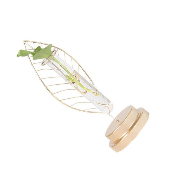 creative test tube glass vase leaf shaped iron art flower arrangement vase stylish glass planter plant container (with 1pc
creative test tube glass vase leaf shaped iron art flower arrangement vase stylish glass planter plant container (with 1pc