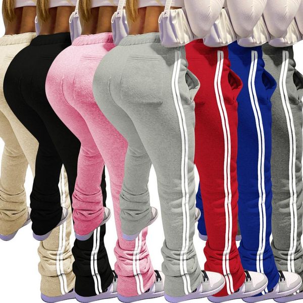 2021 new stripe print ruched sweatpants women high waist leggings trousers sportswear stacked tracksuit pants o7zz, Black;white
2021 new stripe print ruched sweatpants women high waist leggings trousers sportswear stacked tracksuit pants o7zz, Black;white