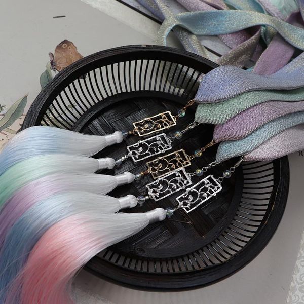 party masks origional hanfu gradient tassels hair band fairy ancient style ribbon headdress accessories
party masks origional hanfu gradient tassels hair band fairy ancient style ribbon headdress accessories