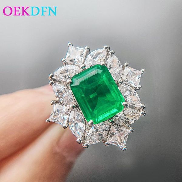 cluster rings oekdfn luxury 100% 925 sterling silver women big emerald + zircon gemstone wedding engagement ring fine jewelry, Golden;silver
cluster rings oekdfn luxury 100% 925 sterling silver women big emerald + zircon gemstone wedding engagement ring fine jewelry, Golden;silver