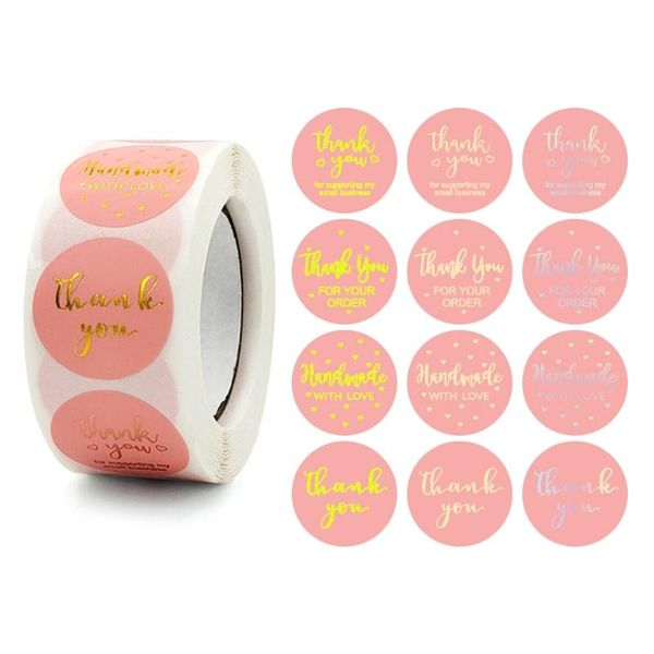 gift wrap 500pcs/roll color bronzing decoration stickers, envelope tab thank you sticker for wedding decor
gift wrap 500pcs/roll color bronzing decoration stickers, envelope tab thank you sticker for wedding decor