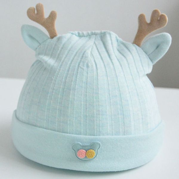 baby hat autumn and winter antlers flip edge newborn sleeve cap 0-6 months cute keep warm beanie, Blue;gray
baby hat autumn and winter antlers flip edge newborn sleeve cap 0-6 months cute keep warm beanie, Blue;gray