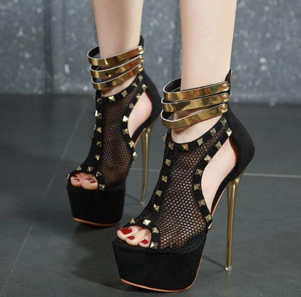 sandals fish mouth fairy style 2021 trendy rivet t-buckle 16cm high heels waterproof platform super roman shoes, Black
sandals fish mouth fairy style 2021 trendy rivet t-buckle 16cm high heels waterproof platform super roman shoes, Black