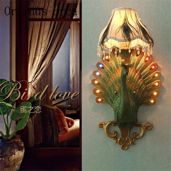wall lamp southeast asia peacock resin living room bedroom aisle european style creative led
wall lamp southeast asia peacock resin living room bedroom aisle european style creative led
