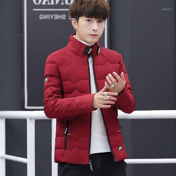 men's jackets fashion cotton padded korean clothes down youth stand collar jacket, Black;brown
men's jackets fashion cotton padded korean clothes down youth stand collar jacket, Black;brown