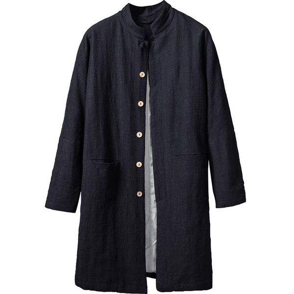 men's jackets spring autumn linen jacket men chinese style vintage loose fit casual cotton coat plus size m - 4xl, Black;brown
men's jackets spring autumn linen jacket men chinese style vintage loose fit casual cotton coat plus size m - 4xl, Black;brown