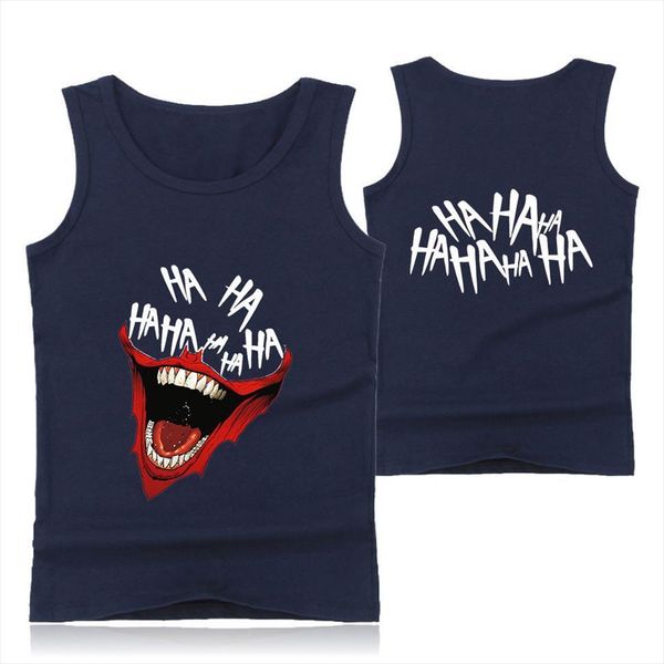 smiley joker custom fashion tank women men cool sleeveless vest harajuku streetwear clothes suitable for summer, White;black
smiley joker custom fashion tank women men cool sleeveless vest harajuku streetwear clothes suitable for summer, White;black