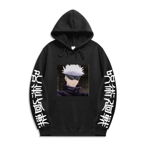 men's hoodies & sweatshirts 2021 s japan anime jujutsu kaisen cool loose hoodie harajuku pullover, Black
men's hoodies & sweatshirts 2021 s japan anime jujutsu kaisen cool loose hoodie harajuku pullover, Black