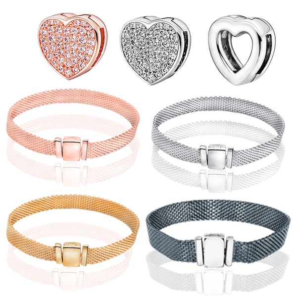 winter new 925 sterling silver bead heart reflexion sparkling clips charms fit original pandora bracelets women jewelry gift, Black
winter new 925 sterling silver bead heart reflexion sparkling clips charms fit original pandora bracelets women jewelry gift, Black