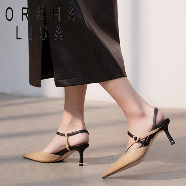 sandals orcha lisa 2021 women pointed toe 6.3cm thin heels genuine leather buckle stylish vintage big size 41 b2413, Black
sandals orcha lisa 2021 women pointed toe 6.3cm thin heels genuine leather buckle stylish vintage big size 41 b2413, Black