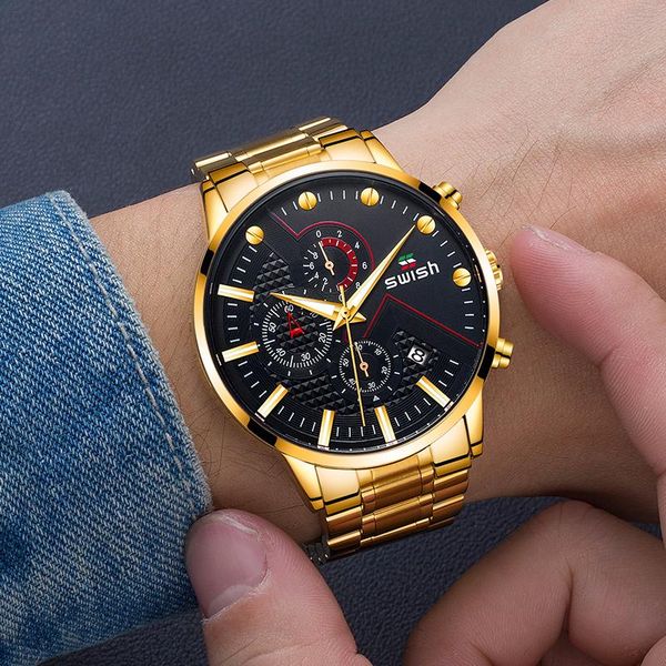 wristwatches swish auto date watch quartz brand men luxury business wristwatch 2021 waterproof sports military chronograph watches male relo, Slivery;brown
wristwatches swish auto date watch quartz brand men luxury business wristwatch 2021 waterproof sports military chronograph watches male relo, Slivery;brown