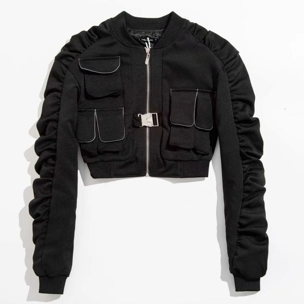 2021 autumn new women long sleeve around neck short motorcycle jacket with black zipper thin coat znw4, Black;brown
2021 autumn new women long sleeve around neck short motorcycle jacket with black zipper thin coat znw4, Black;brown
