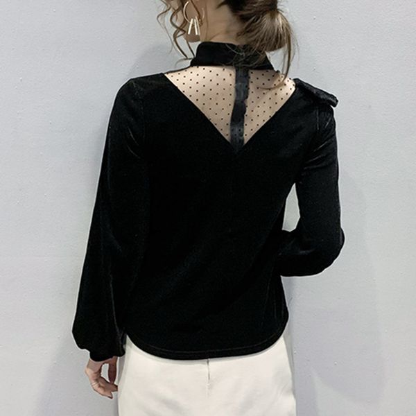 2021 fall winter korean clothes t-shirt ruffles pleuche patchwork mesh shiny long sleeve ropa mujer tees new t00525a wq5q, White
2021 fall winter korean clothes t-shirt ruffles pleuche patchwork mesh shiny long sleeve ropa mujer tees new t00525a wq5q, White