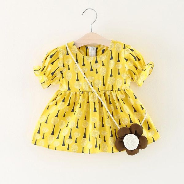 girl's dresses female child suit cute baby girls summer dress cotton vacation toddler tree print infant kids clothing with a flower bag, Red;yellow
girl's dresses female child suit cute baby girls summer dress cotton vacation toddler tree print infant kids clothing with a flower bag, Red;yellow