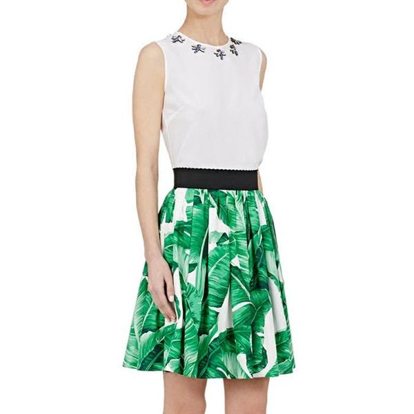 skirts banana leaf print skirt 2021 ladies retro elastic waist swing pattern fashion women casual flare pleated a-line, Black
skirts banana leaf print skirt 2021 ladies retro elastic waist swing pattern fashion women casual flare pleated a-line, Black