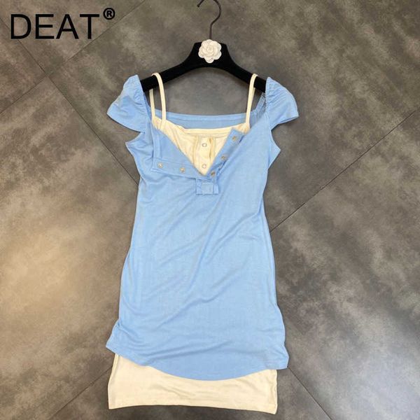 deat women dress square neck short sleeve arrivals lady temperament fashion spring summer 11d1902 210709, Black;gray
deat women dress square neck short sleeve arrivals lady temperament fashion spring summer 11d1902 210709, Black;gray
