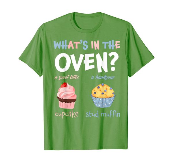 what's in the oven funny cupcake muffin gender reveal shirt, White;black
what's in the oven funny cupcake muffin gender reveal shirt, White;black
