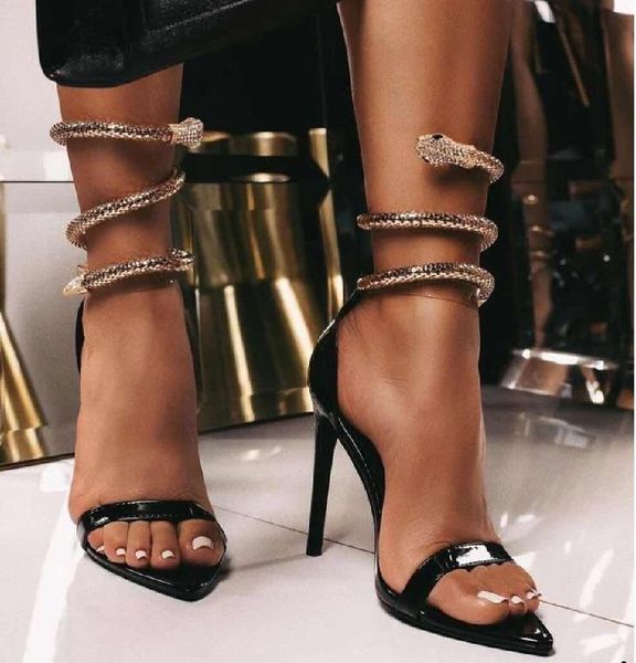 sandals ippeum summer women pumps stiletto pointed toe ladies high heels fashion snake transparent female party shoes, Black
sandals ippeum summer women pumps stiletto pointed toe ladies high heels fashion snake transparent female party shoes, Black